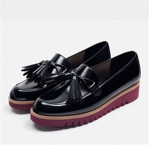 zara platform loafers.